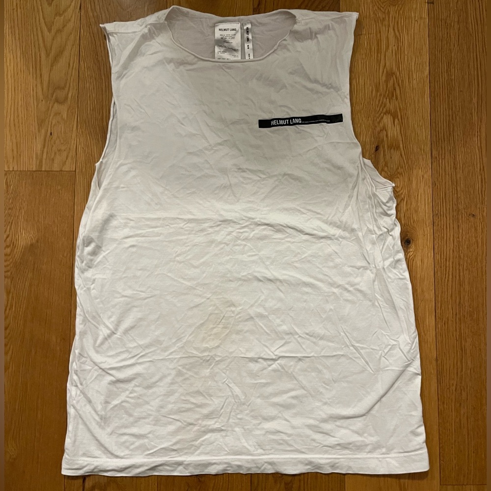 Helmut Lang white tank top size M